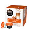 NescafÃ© Latte Macchiato Caramel package and capsule for Dolce Gusto