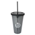 Double wall cup w/straw - Kaffekapslen