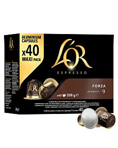 L'OR Forza 40 pakke og kapsel til Nespresso
