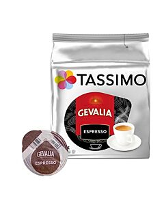 Gevalia Espresso pakke og kapsel til Tassimo