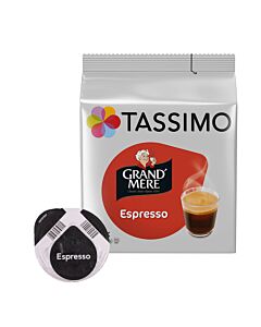 Grand MÃ¨re Espresso package and capsule for Tassimo