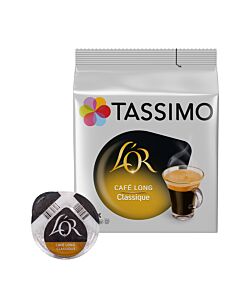 L'OR Café Long Classique pakke og kapsel til Tassimo
