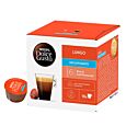 NescafÃ© Lungo Decaffeinato package and capsule for Dolce Gusto
