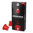 Kaffekapslen Espresso package and capsule for NespressoÂ®