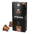 Kaffekapslen Strong 10 pods for Nespresso®