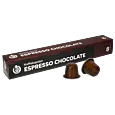 Kaffekapslen Espresso Chocolate Premium pakke og kapsel til Nespresso
