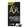 L'OR Onyx package and capsule for NespressoÂ®
