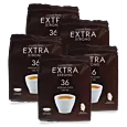 5 pakker med Kaffekapslen Extra Strong Medium til Senseo