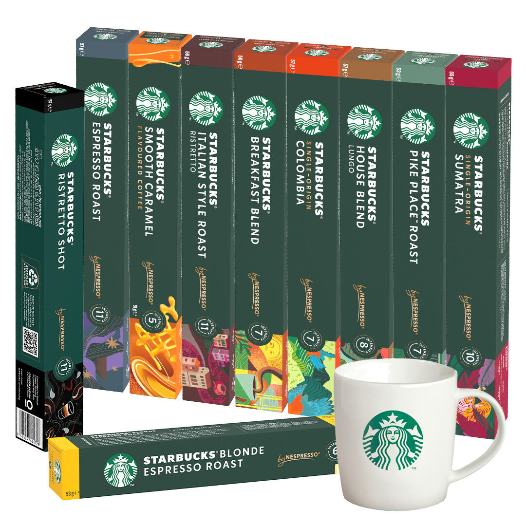 Starbucks\u00AE\u0020Startpakke\u0020til\u0020Nespresso\u00AE