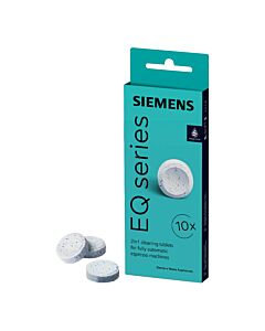 Siemens rensetabletter og pakke