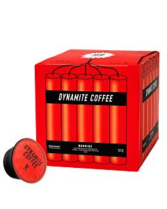 Kaffekapslen Dynamite Coffee pakke og kapsel til Dolce Gusto
