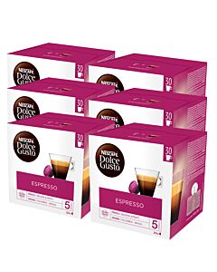 Nescafé Espresso 180 pakke og kapsel til Dolce Gusto
