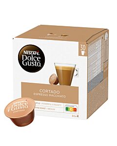 Nescafé Cortado 30 pakke og kapsel til Dolce Gusto
