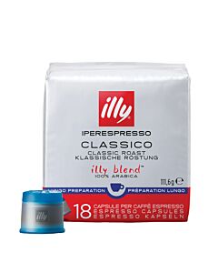 Illy Iperespresso lungo classico Package and capsule