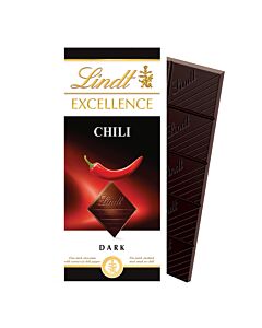 Mørk chili chokolade fra Lindt