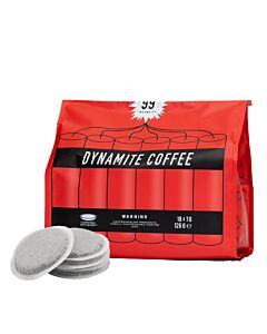 Kaffekapslen Dynamite Coffee pakke og pods til Senseo
