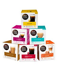 Dolce Gusto Startpakke med 6 varianter